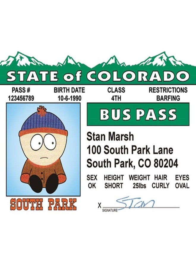رخصة قيادة ساخرة من Signs 4 Fun | بطاقة هوية Stan Bus Pass | بطاقة هوية مزيفة | بطاقة تداول قابلة للتحصيل | هدية مميزة للأعياد | صنع في الولايات المتحدة الأمريكية